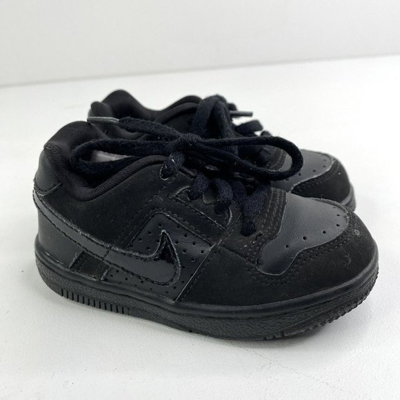 Nike Other - Nike Delta Force Unisex Baby Toddler Kids Size 6 Black Sneakers Shoes Lace Up